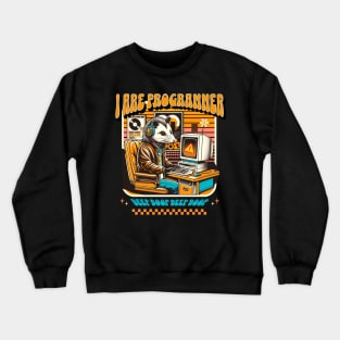 I Are Programmer Opposum Crewneck Sweatshirt